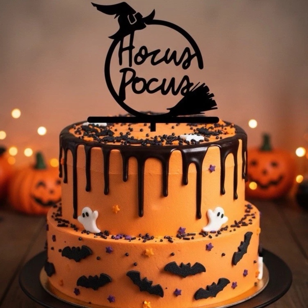 Hocus Pocus Reusable Cake Topper Set